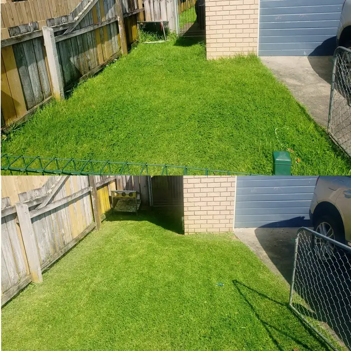 Before and after 17: a South Auckland section tidied up by 0-Nine Lawn Care